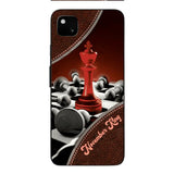 PERSONALIZED CHESS KING OR QUEEN WITH BIRTH MONTH PHONECASE QTTQ1611