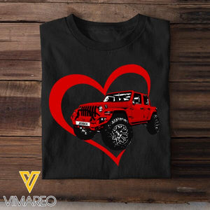 Personalized Jeep Tshirt Printed DEC-DT01