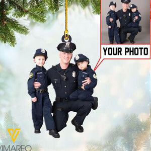 PERSONALIZED POLICE HANGING ORNAMENT CHRISTMAS DEC-HQ08