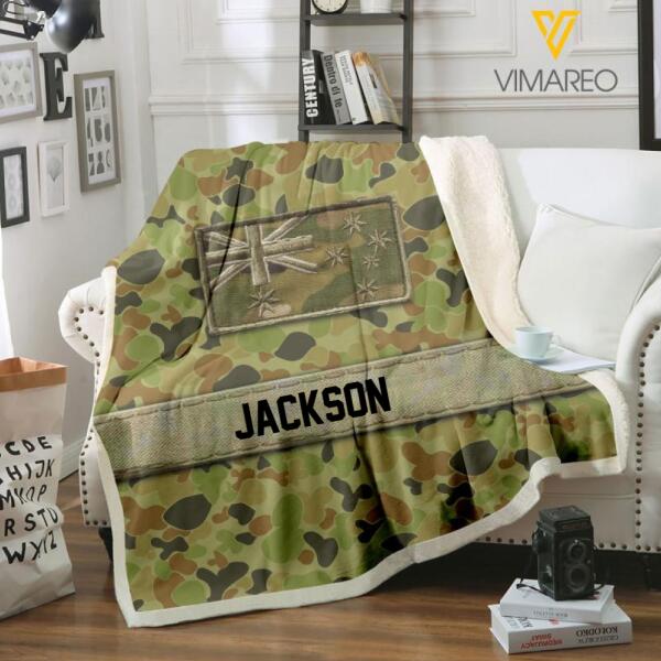 Personalized Australian Camo Quilt Printed  DEC-HQ07