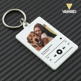 PERSONALIZED DOG MOM PHOTO KEYCHAIN PRINTED DEC-HQ10