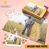 Personalized Farmer Rectangle Jigsaw Puzzle QTDT1612