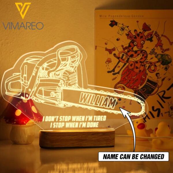 PERSONALIZED ARBORIST LEDLAMP DEC-DT16