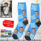 Personalized Best Husband Ever Crew Socks Printed DEC-HC30