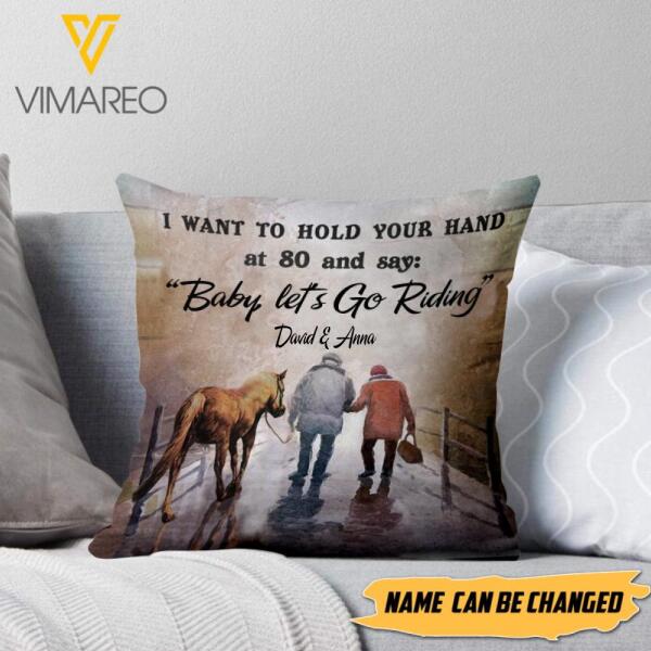 PERSONALIZED BABY LET'S GO RIDING PILLOW PRINTED 22JAN-LN06