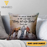 PERSONALIZED BABY LET'S GO RIDING PILLOW PRINTED 22JAN-LN06