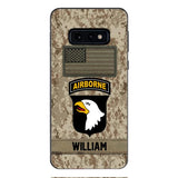 Personalized Army Veteran Camo Phone Case 22JAN-MQ14