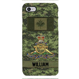 Personalized Canadian Army Veteran Camo Phone Case 22JAN-MQ15