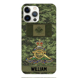 Personalized Canadian Army Veteran Camo Phone Case 22JAN-MQ15