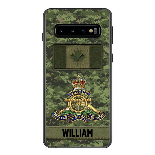 Personalized Canadian Army Veteran Camo Phone Case 22JAN-MQ15