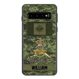 Personalized Canadian Army Veteran Camo Phone Case 22JAN-MQ15