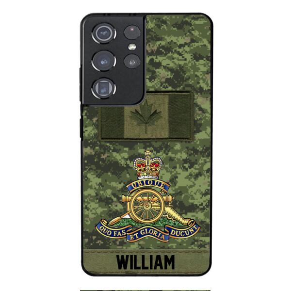 Personalized Canadian Army Veteran Camo Phone Case 22JAN-MQ15