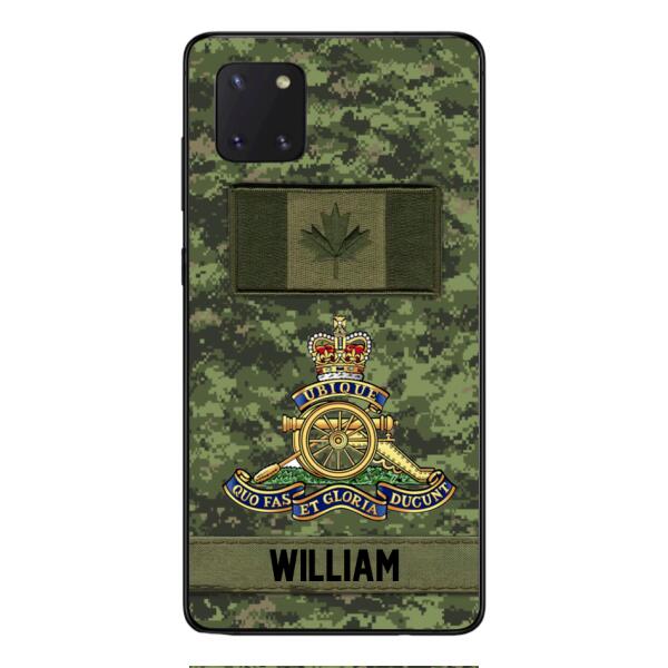 Personalized Canadian Army Veteran Camo Phone Case 22JAN-MQ15