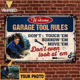 Personalized Mechanic Metal Sign Printed 22JAN-HQ17