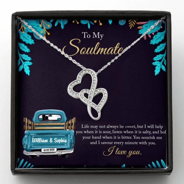 Personalized To My Soulmate Necklace Printed 22JAN-QH18