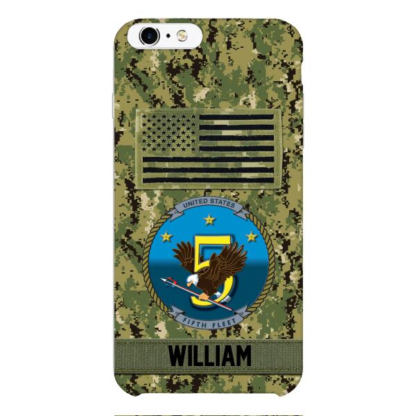 Personalized U.S Navy Veteran Camo Phone Case 22JAN-DT21