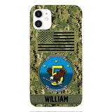 Personalized U.S Navy Veteran Camo Phone Case 22JAN-DT21