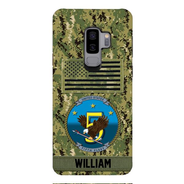 Personalized U.S Navy Veteran Camo Phone Case 22JAN-DT21
