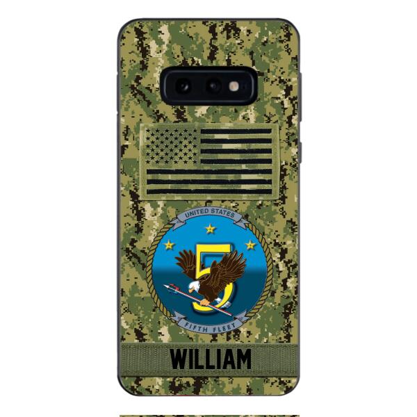 Personalized U.S Navy Veteran Camo Phone Case 22JAN-DT21