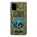 Personalized U.S Navy Veteran Camo Phone Case 22JAN-DT21