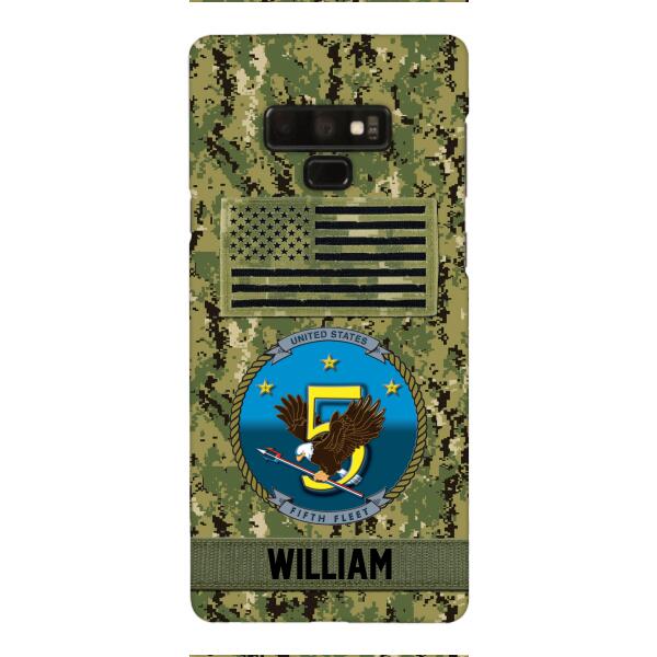 Personalized U.S Navy Veteran Camo Phone Case 22JAN-DT21