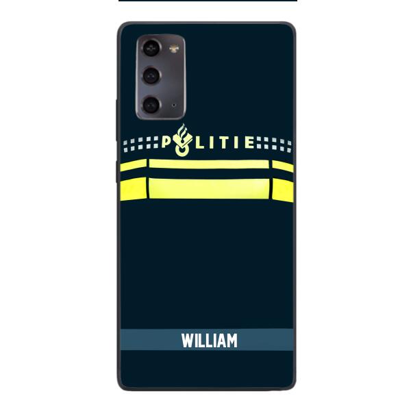 Personalized Dutch Politie Phone Case Printed 22FEB-LN10