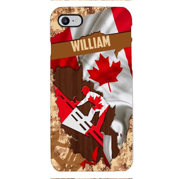 Personalized Canadian Roofer Phone Case Printed 22FEB-DT11