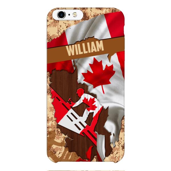 Personalized Canadian Roofer Phone Case Printed 22FEB-DT11