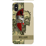 Personalized Austria Veteran/ Soldier Phone Case Printed 22FEB-DT11