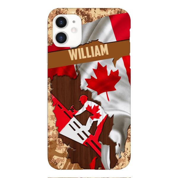 Personalized Canadian Roofer Phone Case Printed 22FEB-DT11
