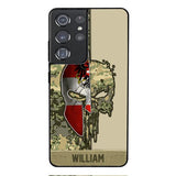 Personalized Austria Veteran/ Soldier Phone Case Printed 22FEB-DT11