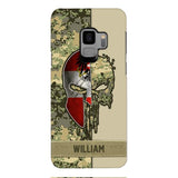Personalized Austria Veteran/ Soldier Phone Case Printed 22FEB-DT11