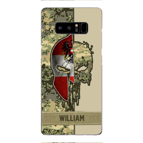 Personalized Austria Veteran/ Soldier Phone Case Printed 22FEB-DT11
