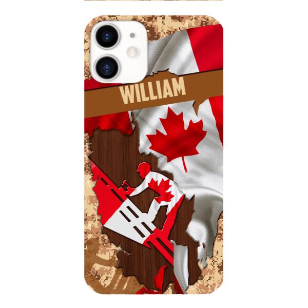 Personalized Canadian Roofer Phone Case Printed 22FEB-DT11