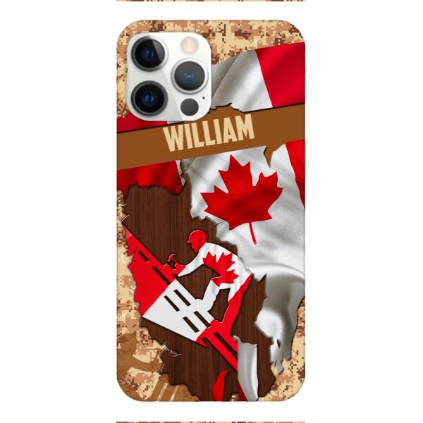 Personalized Canadian Roofer Phone Case Printed 22FEB-DT11