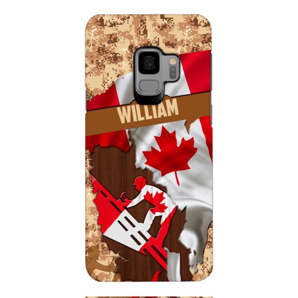 Personalized Canadian Roofer Phone Case Printed 22FEB-DT11