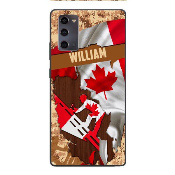 Personalized Canadian Roofer Phone Case Printed 22FEB-DT11