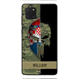 Personalized Croatia Veteran/ Soldier Phone Case Printed 22FEB-DT11