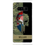 Personalized Croatia Veteran/ Soldier Phone Case Printed 22FEB-DT11