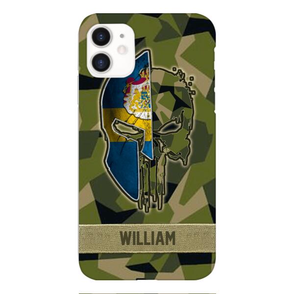 Personalized Swedish Veteran/ Soldier Phone Case Printed 22FEB-DT11