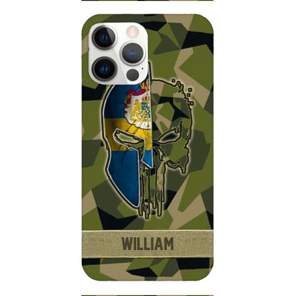 Personalized Swedish Veteran/ Soldier Phone Case Printed 22FEB-DT11