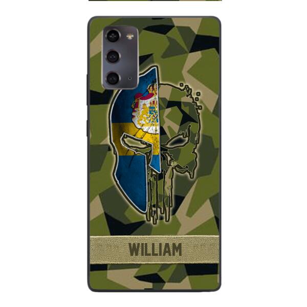 Personalized Swedish Veteran/ Soldier Phone Case Printed 22FEB-DT11