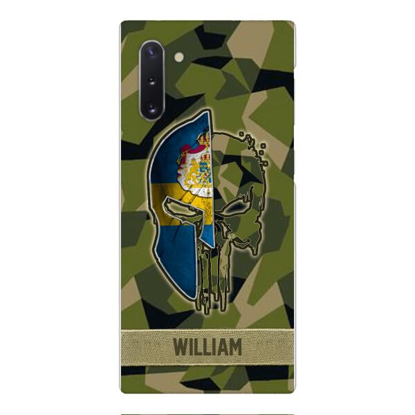Personalized Swedish Veteran/ Soldier Phone Case Printed 22FEB-DT11