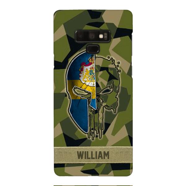 Personalized Swedish Veteran/ Soldier Phone Case Printed 22FEB-DT11