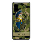 Personalized Swedish Veteran/ Soldier Phone Case Printed 22FEB-DT11