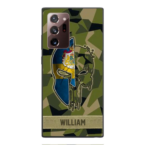 Personalized Swedish Veteran/ Soldier Phone Case Printed 22FEB-DT11