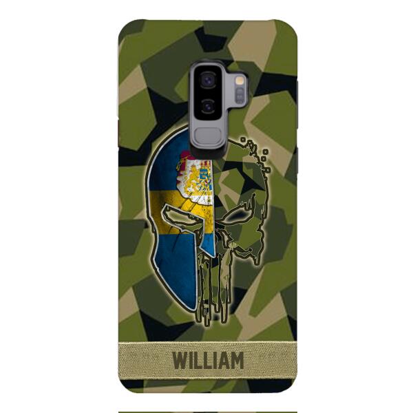 Personalized Swedish Veteran/ Soldier Phone Case Printed 22FEB-DT11
