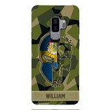Personalized Swedish Veteran/ Soldier Phone Case Printed 22FEB-DT11