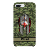 Personalized Canadian Veteran/ Soldier Phone Case Printed 22FEB-HC11