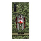Personalized Canadian Veteran/ Soldier Phone Case Printed 22FEB-HC11